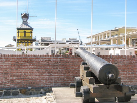 Chavonnes Battery ramparts, Clock Tower, V&A Waterfront